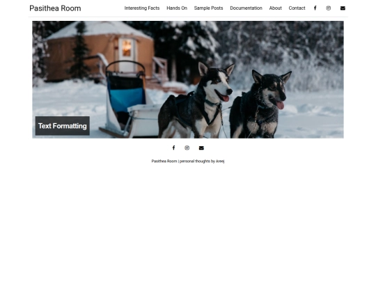 sample-posts screenshot