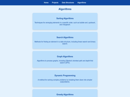 Algorithm screenshot