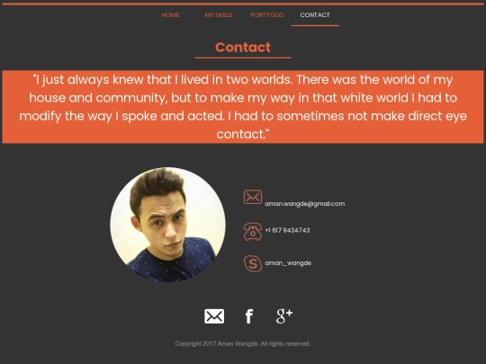 assign4/contact screenshot