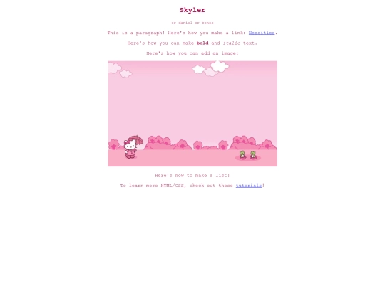 index screenshot