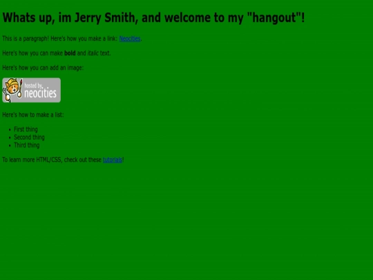 index screenshot