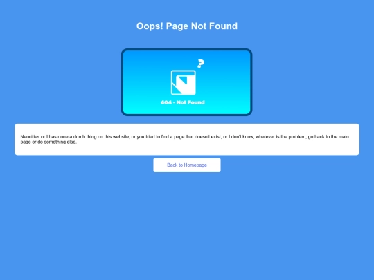 not_found screenshot