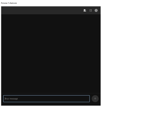 persona5chatroom screenshot