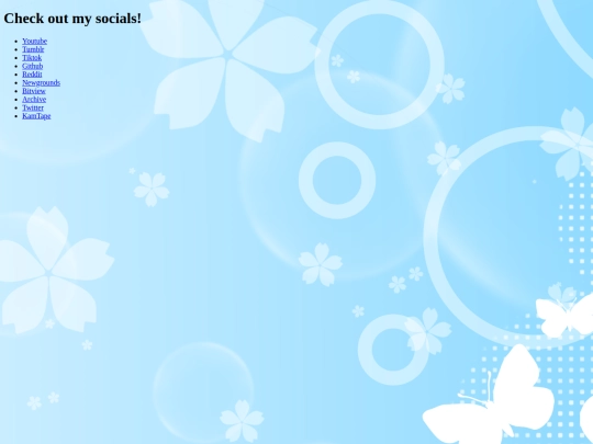 socials screenshot