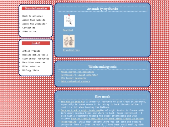 links screenshot