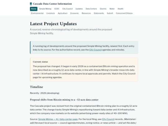 updates screenshot