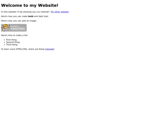 index screenshot