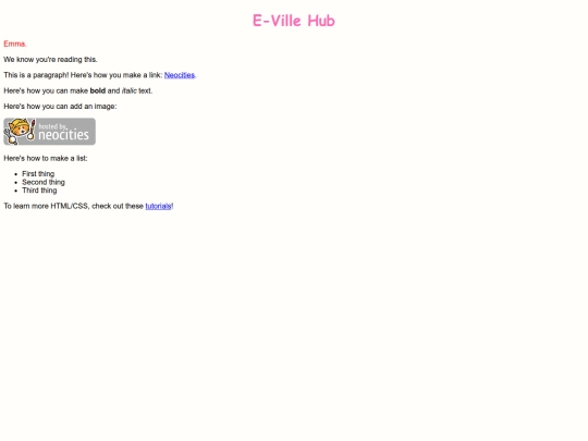 index screenshot