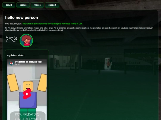 test screenshot