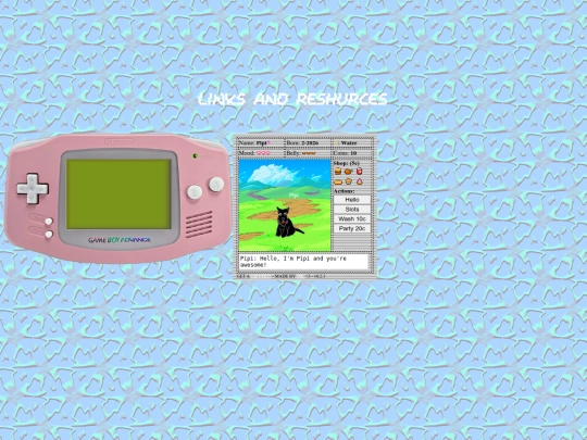 links screenshot
