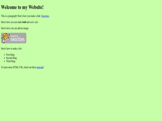 index screenshot