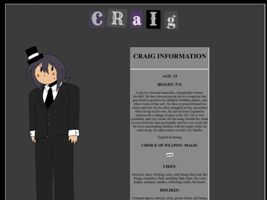 Craig screenshot