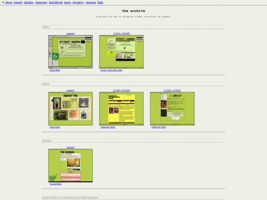 archive screenshot