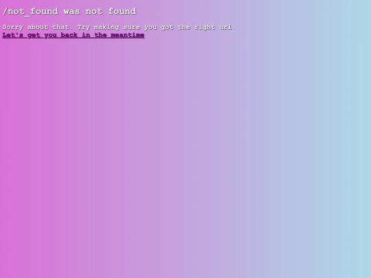 not_found screenshot