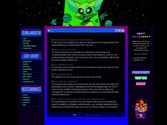 faq screenshot