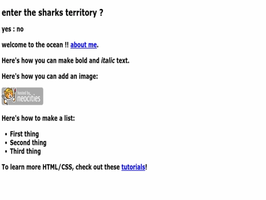 index screenshot