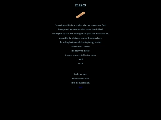 writing/muses screenshot