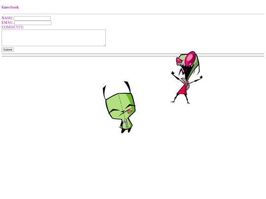 pages/guestbook screenshot