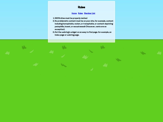 rules screenshot