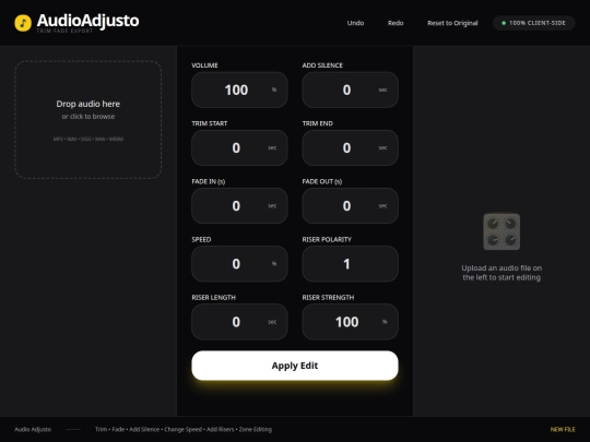 Software/AudioAdjusto screenshot
