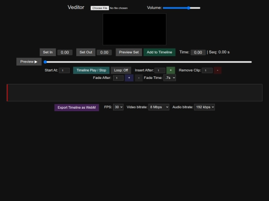 Software/Veditor screenshot