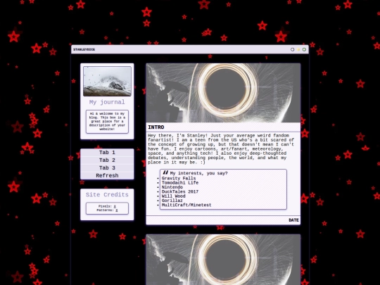 index screenshot