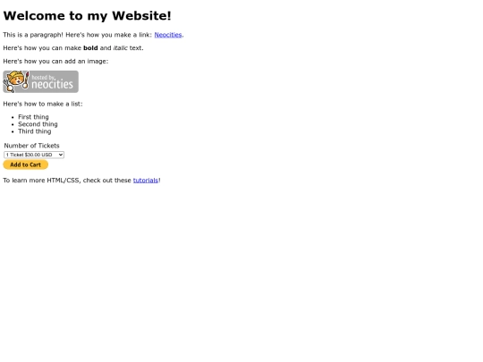 menu screenshot