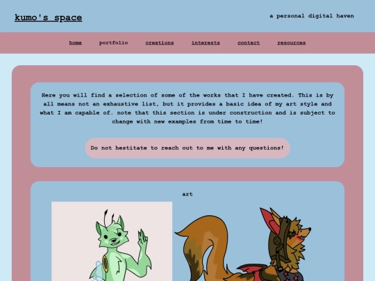 portfolio screenshot
