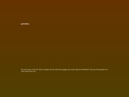 petrichor screenshot