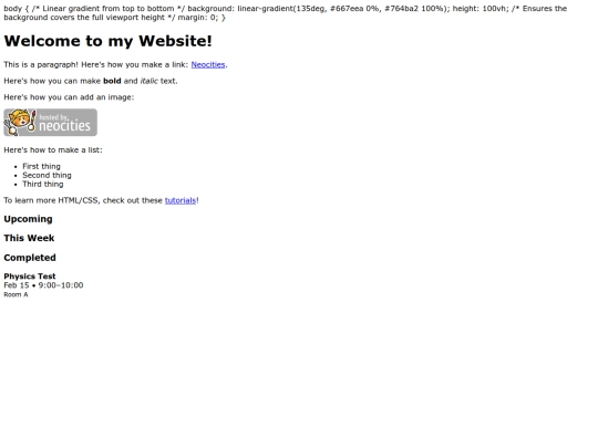 index screenshot