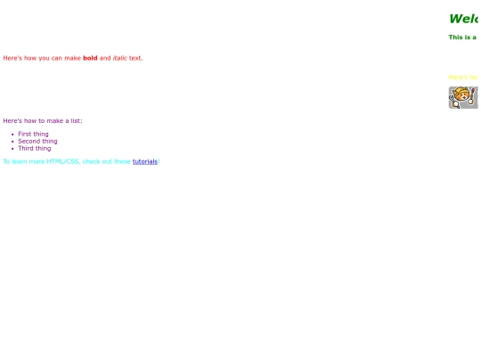 index screenshot