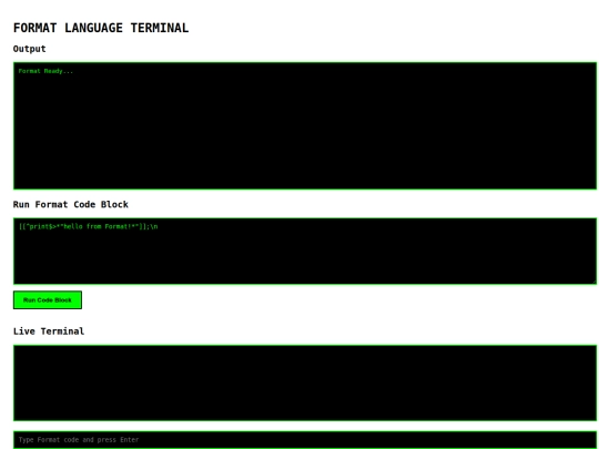 programing_languages/Format screenshot