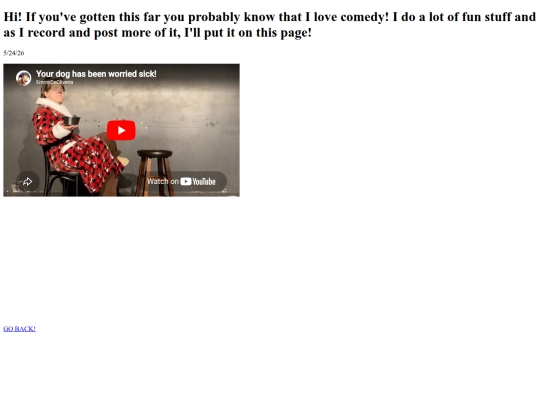 comedy screenshot