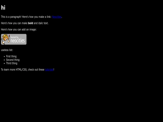 index screenshot