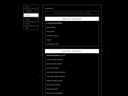 fandoms screenshot