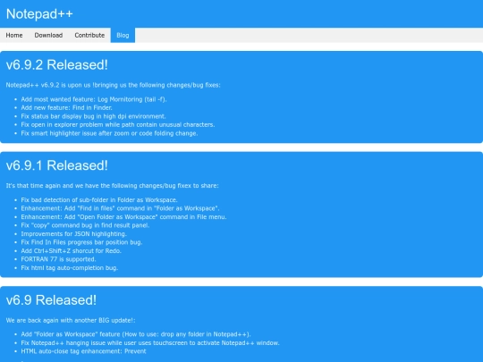 blog screenshot