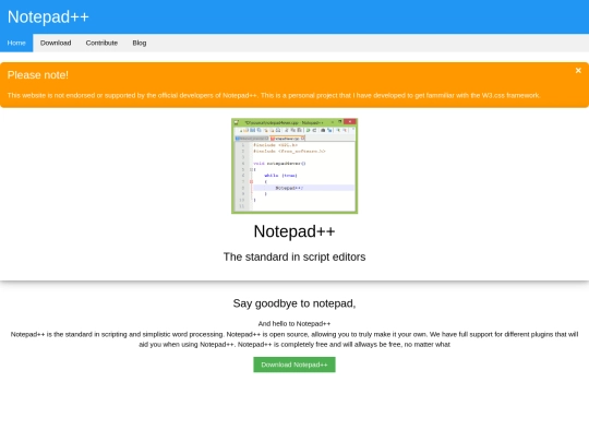 index screenshot