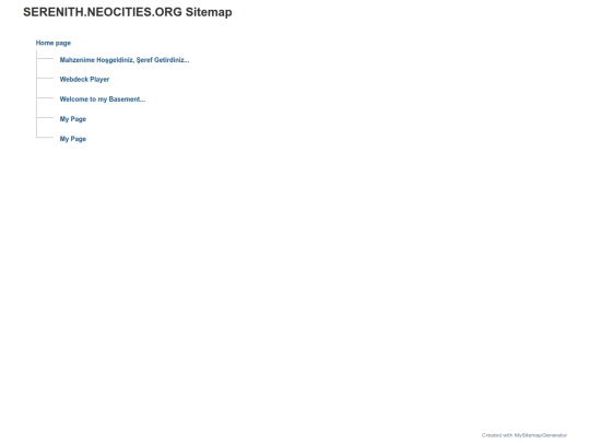sitemap screenshot