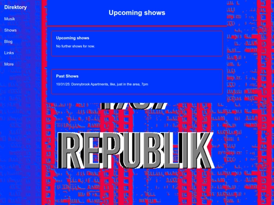 Shows screenshot