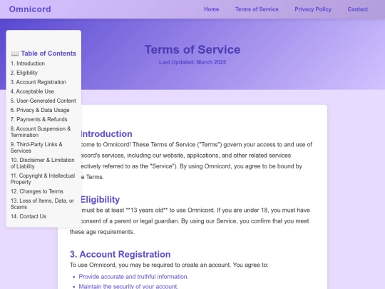 tos screenshot