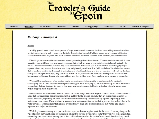 epoin/bestiary/vol1 screenshot