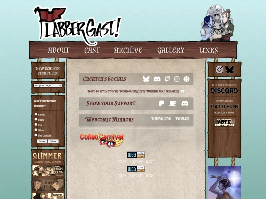 links screenshot
