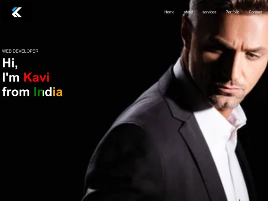 personal portfolio screenshot