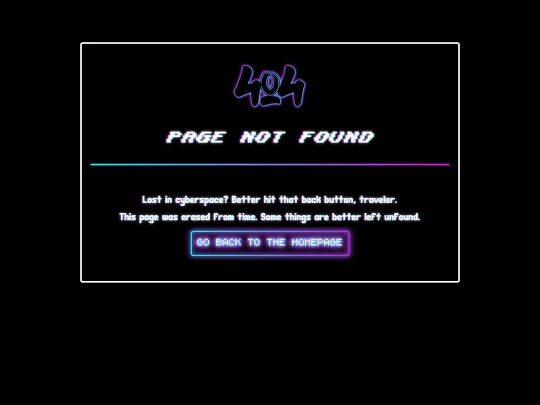 not_found screenshot