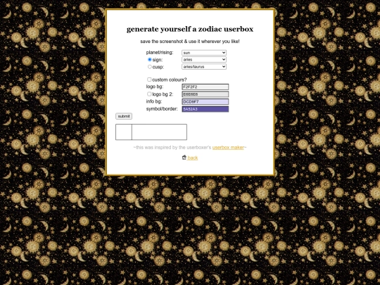 zodiacbox screenshot