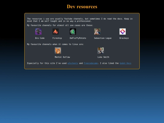 dev_resources screenshot