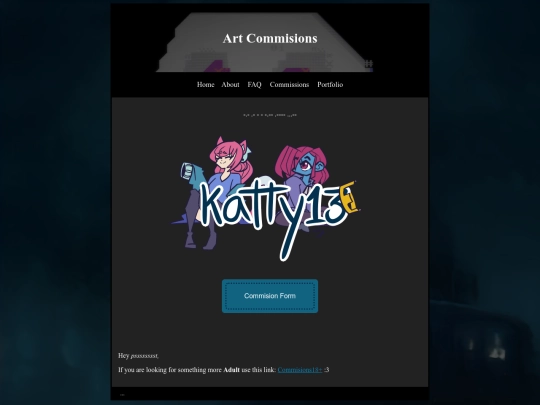 commisions screenshot