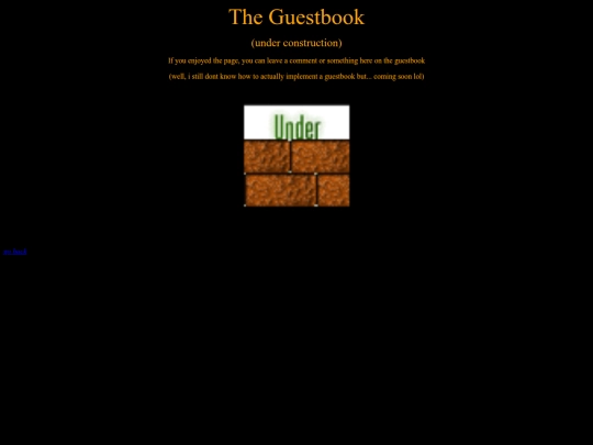 guestbook screenshot