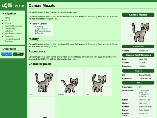 cats/camas muzzle screenshot