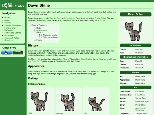 cats/dawn shine screenshot